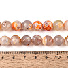 Dyed & Heated Natural Fire Crackle Agate Beads Strands G-N359-01B-10-5