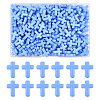 200Pcs Opaque Acrylic Beads SACR-FS0001-39G-1