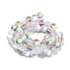 Synthetic Moonstone Beads Strands G-R375-8mm-A20-3