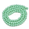 Opaque Glass Beads Strands GLAA-G125-01C-02-2