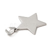 Non-Tarnish 304 Stainless Steel Pendants STAS-A086-06P-2