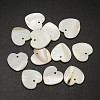 Shell Heart Pendants SHEL-P003-18-1