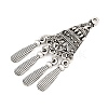 Tibetan Style Alloy Pendants AL-CBAAECB-02AS-F-2