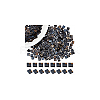 300Pcs 2-Hole Glass Seed Beads SEED-NB0002-12-7