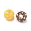 Opaque Acrylic European Beads OACR-D309-06-2