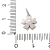 304 Stainless Steel Micro Pave Clear Cubic Zirconia Charms LS-CU-CBAB6EC-24P-3