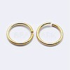 925 Sterling Silver Saw Cut Open Jump Rings STER-F036-02G-0.8x5mm-3