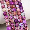 Natural Imperial Jasper Beads Strands X-G-I122-6mm-16-5