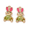 Alloy Enamel Pendants ENAM-C006-06G-04-2