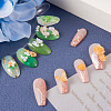 6Pcs 6 Styles DIY Flower & Animal & Heart Shape Nail Art Ornament Silicone Molds DIY-TA0004-22-9