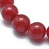 Natural Jade Bead Stretch Bracelets BJEW-K212-A-036-3