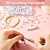 500Pcs 5 Styles Opaque Acrylic Beads OACR-TA0003-45-5
