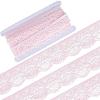 10 Yards Polyester Elastic Lace Trim OCOR-WH0086-04A-1