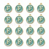 Golden Plated Alloy Enamel Charms X-ENAM-S118-05F-2