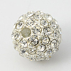Alloy Rhinestone Beads X-RB-A034-10mm-A01S-2