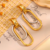 304 Stainless Steel Stud Dangle Earrings FS-WG489C3-01-1