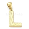 Ion Plating(IP) 316L Surgical Stainless Steel Pendants STAS-Q247-01G-12-1