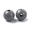 Wood Large Hole European Beads WOOD-D027-01M-2
