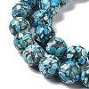 Synthetic Gemstone Dyed Beads Strands G-P507-03B-10-4