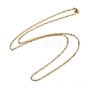 304 Stainless Steel Singapore Chain Necklaces NJEW-JN02662-04-1