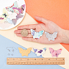 SUNNYCLUE DIY Butterfly Leather Earring Making Kits DIY-SC0013-76P-3