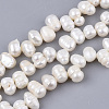 Natural Cultured Freshwater Pearl Beads Strands PEAR-Q015-035-1