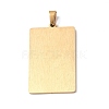 201 Stainless Steel Pendant STAS-B033-01G-02-2