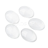 Transparent Oval Glass Cabochons GGLA-R022-40x30-4
