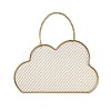 Iron Grid Shape Wall Mount Earring Display ODIS-P010-01G-5