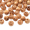 Undyed Natural Wood Beads X-TB611Y-6mm-LF-1