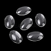 Transparent Oval Glass Cabochons GGLA-R022-30x20-2