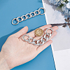 2Pcs Aluminum Curb Chain Purse Strap Extender FIND-UN0003-04A-S-4