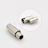 Tarnish Resistant Column 304 Stainless Steel Locking Tube Magnetic Clasps STAS-N014-25-3mm-2