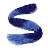 Transparent Gradient Color Glass Beads Strands GLAA-H021-01A-43-2