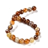 Natural Striped Agate/Banded Agate Beads Strands G-Z060-A01-B09-3