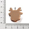 Christmas Theme Opaque Resin Pendants RESI-F054-A13-3