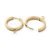 201 Stainless Steel Huggie Hoop Earrings Findings STAS-A167-01P-G-2