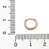 316 Stainless Steel Micro Pave Clear Cubic Zirconia Hoop Cartilage Earrings WG9FB89-01-3