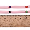 Handmade Millefiori Glass Lampwork Strip Beads Strands LA-N047-01B-4