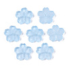Transparent Spray Painted Glass Beads GLAA-R215-04-A04-1