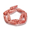 Synthetic Shell Carved Beads Strands SHEL-H007-03B-02-2
