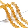 Natural Citrine Beads Strands LS-G-E326-10mm-01-4