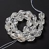 Natural Quartz Crystal Beads Strands G-C182-08-4