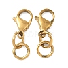 304 Stainless Steel Lobster Claw Clasps STAS-K313-01F-G-1