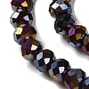 Baking Electroplate Glass Beads Strands DGLA-A039-J8mm-B20-3
