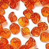 Electroplated Glass Beads GLAA-G119-01B-1