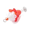 Imitation Austrian Crystal Beads and Acrylic Beads Pendants PALLOY-TA00373-5