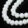 Electroplate Glass Beads Strands EGLA-A034-P2mm-A02-2