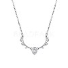 925 Sterling Silver Pendant Necklaces NJEW-BB34121-1