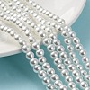Baking Paint Pearlized Glass Pearl Round Bead Strands X-HY-Q003-6mm-01-1